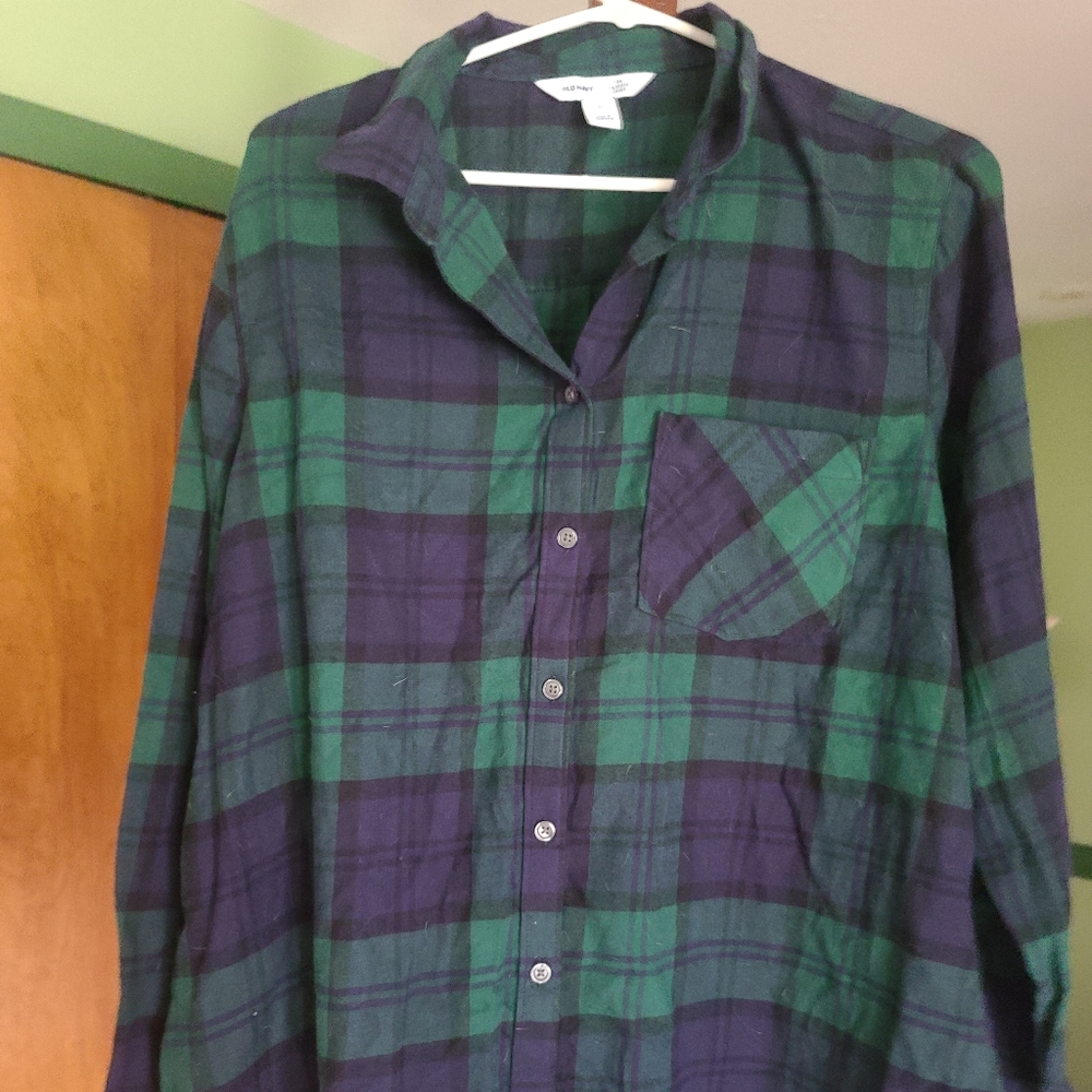 NWT Gap Plaid Flannel Shirt